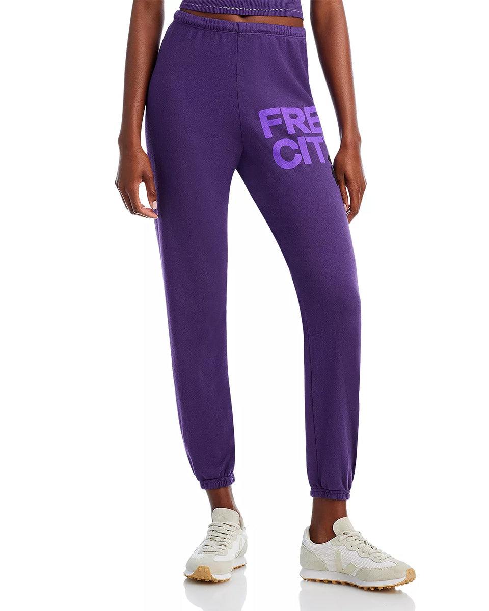 Purple free city sweatpants sale