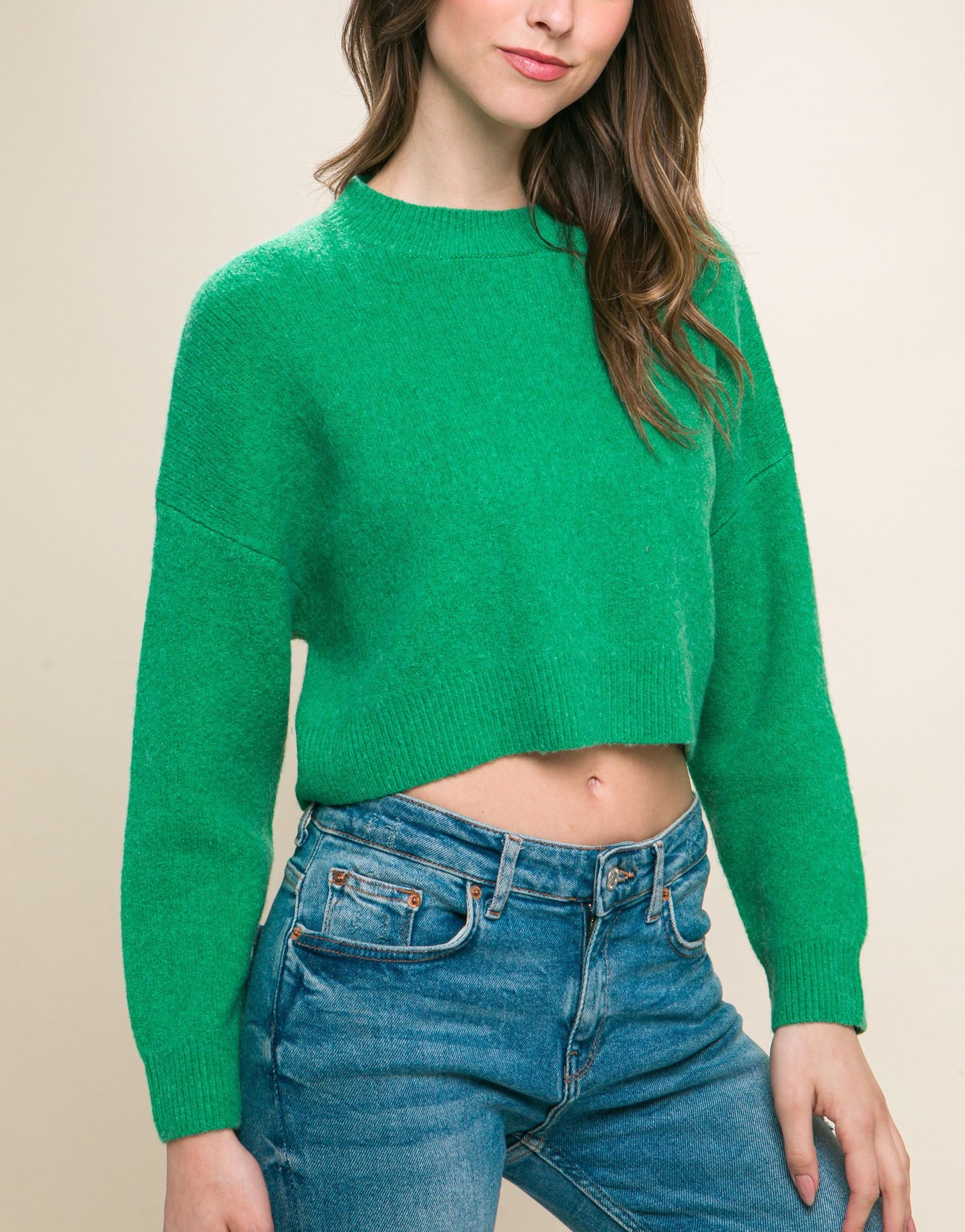 Gracie Knit Crop Sweater