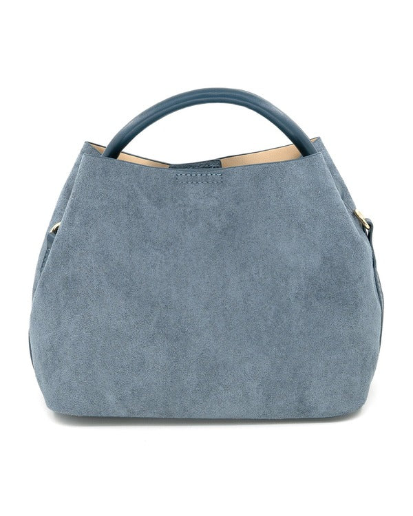 BC Handbags Lucia Bag in Blue, front view