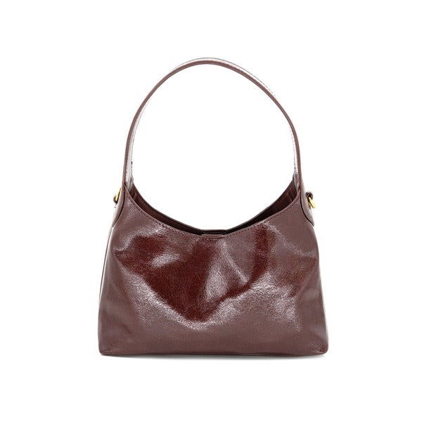 BC Handbags Amber Bag in Burgundy, front view