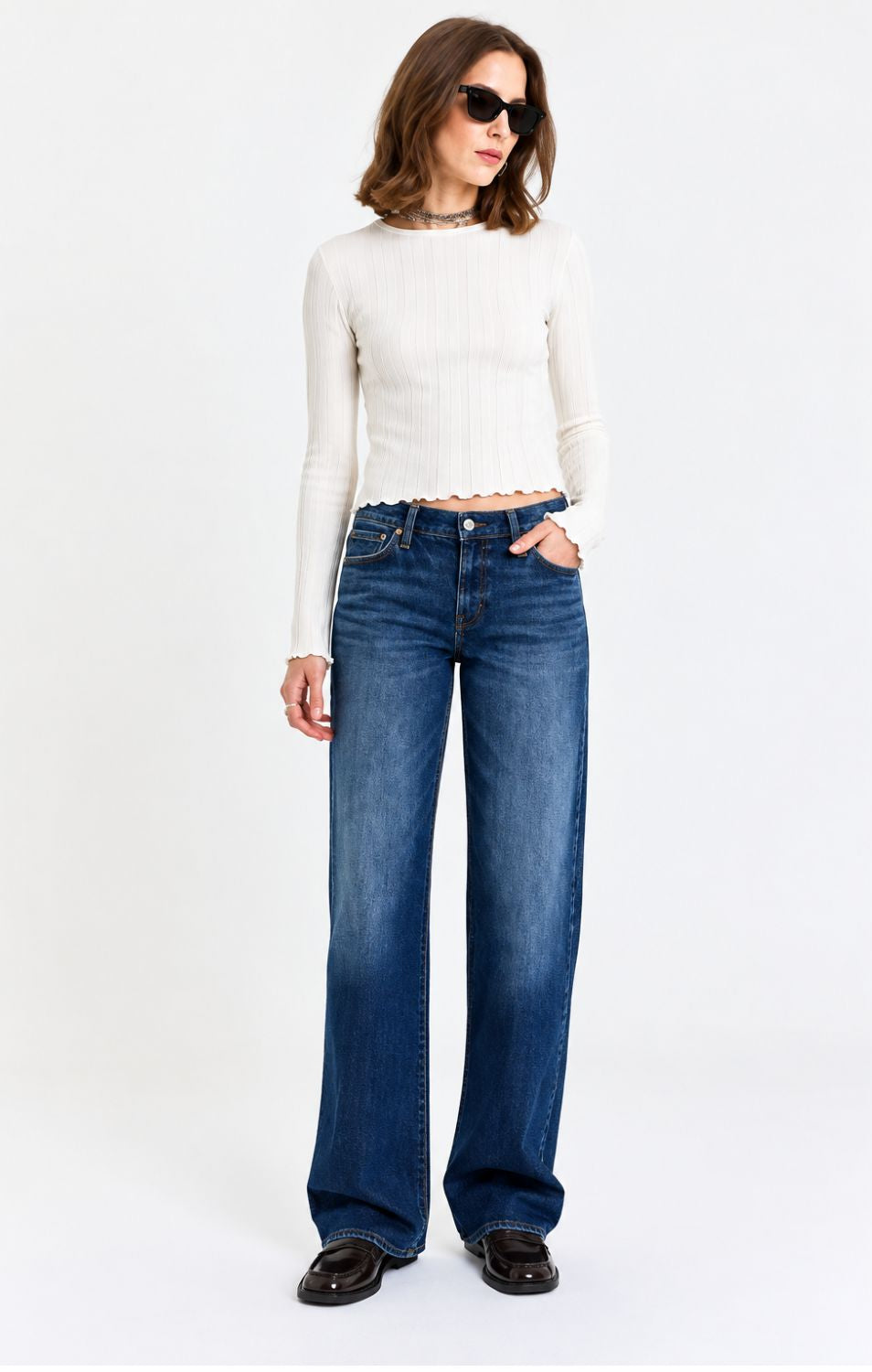 Daze Keeper Low Rise Straight Jean-Daze-D00017060
