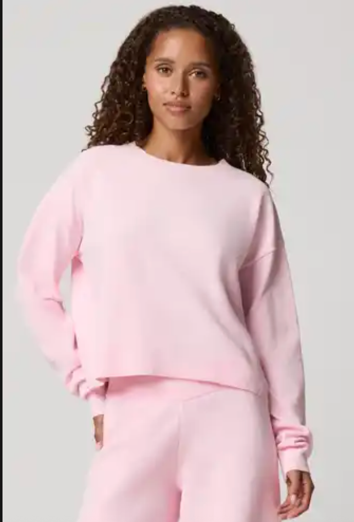 chenille sweatshirt, women’s chenille top, cozy lounge top, soft lounge sweatshirt, matching set top, elevated loungewear, relaxed fit sweatshirt, boutique loungewear