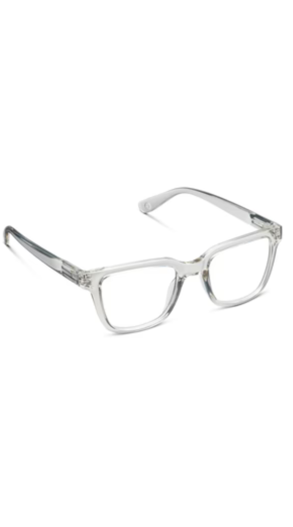 clear square reading glasses
