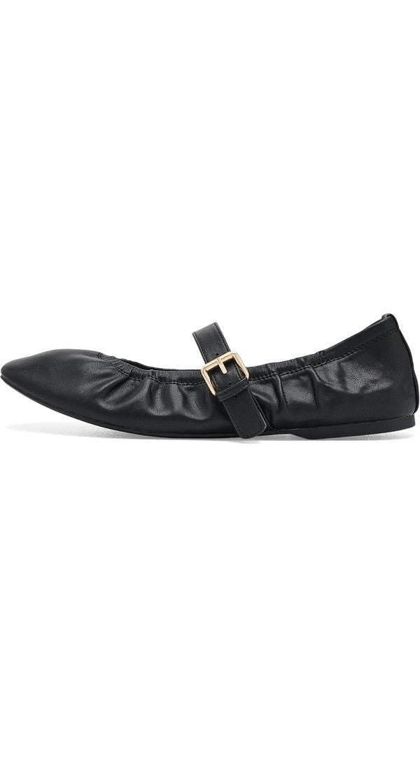 Dolce Vita Marria Ballet Flat in Black, side view