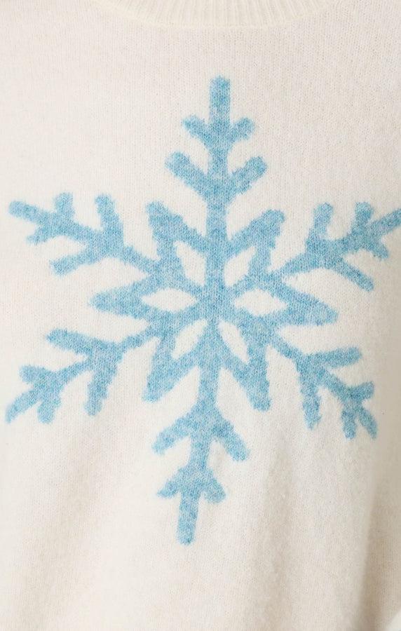 PJ Salvage The Sweetest Season Long Sleeve Top in Ivory, detail