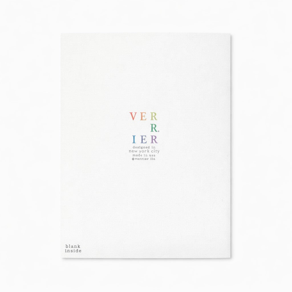 Verrier Friendship Cards greeting card, back view