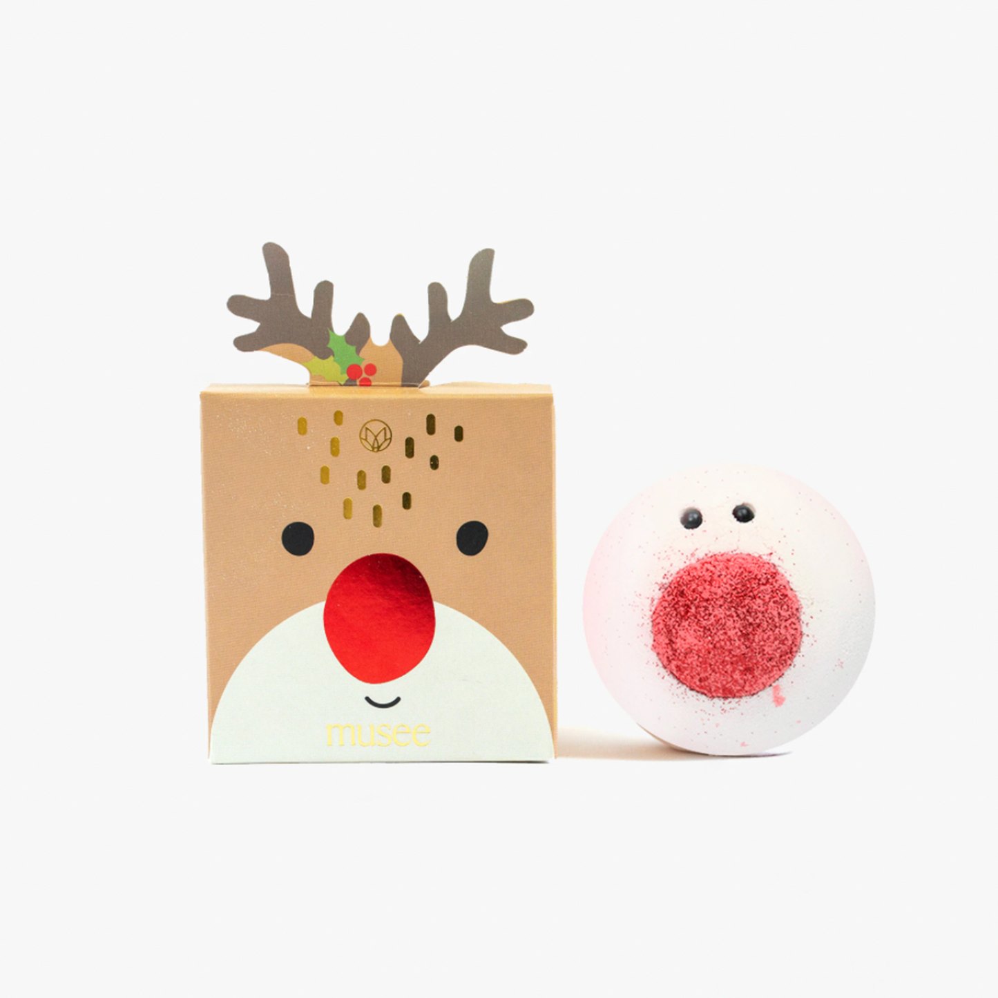 Rudolph the Red Nose Reindeer Bath Balm. Enjoy this “Rudolph the Red Nosed Reindeer Bath Balm” with the sweet scent of brown sugar and a fun surprise nestled inside the balm - a Rudolph peg doll!