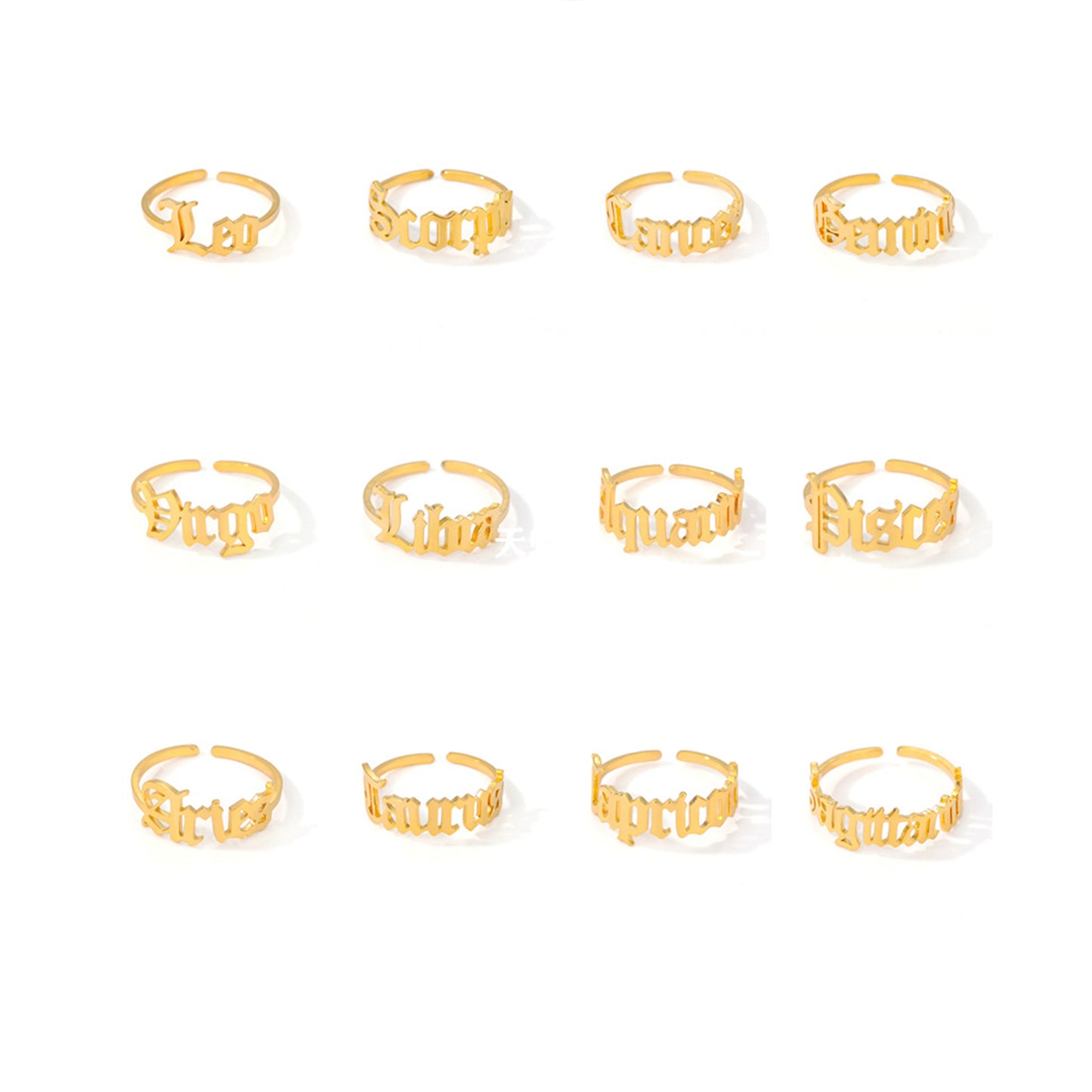 Zodiac Ring. Wear your sign around your finger with the Zodiac Ring! A great daily reminder of the unique energy you bring to the world around you