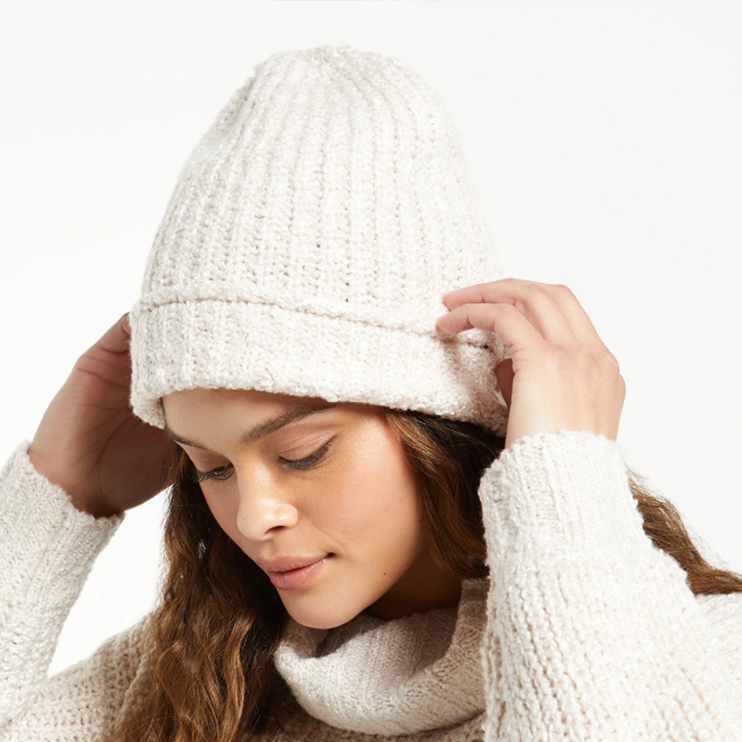 Z Supply Boucle Rib Beanie. Top-off your outfit! The Boucle Sweater Knit Beanie is just the thing for that. It has a super cozy feel and rib texture that pairs well with any seasonal look