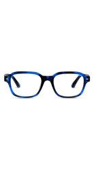 Peepers Fable Reading Glasses in Midnight Tortoise, front view