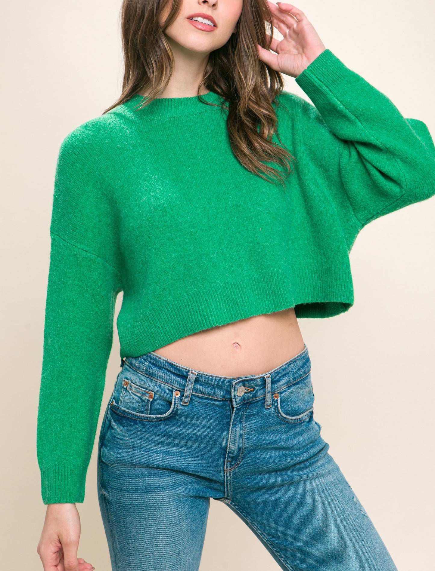 Gracie Knit Crop Sweater