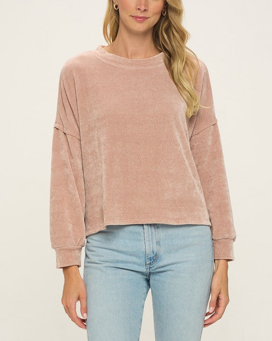 Carrie Chenille Knit Top