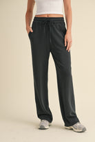 soft wide leg pants for women, elastic waist lounge pants, casual wide leg pants, travel-friendly lounge pants, everyday wide leg bottoms, comfy wide leg trousers, boutique lounge pants