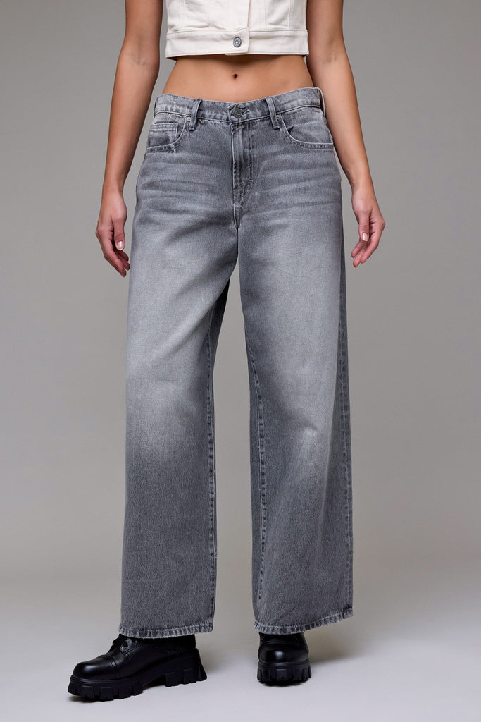 Hidden Gray Washed Clean Classic Oversized Baggy Jean