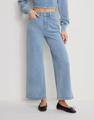 wide leg knit pants, high rise wide leg pants, comfortable denim alternative, women’s wide leg pants, boutique casual pants, elevated loungewear, everyday wide leg pants
