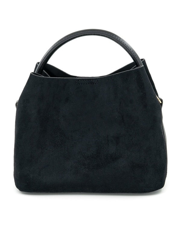 BC Handbags Lucia Bag in Black, front view