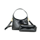 BC Handbags Amber Bag in Black, front view