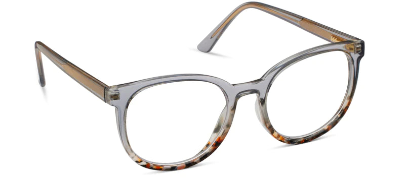 That's a Wrap Glasses. Classic round frames and wire core temples set the stage for fun crystal color options and expressive multicolor dips. Show up in these frames and everyone will know you're calling the shots.