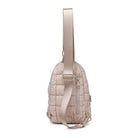 Sol and Selene Rejuvenate Sling Backpack Cream. The fashion-forward companion that fits right into your athleisure aesthetic. This nifty nylon number, showcasing a quilted design, packs style, and functionality into one neat, zippered package. So, you carry the essentials hands-free while looking effortlessly cool.