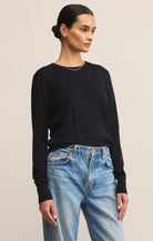 z supply perfect layer sweater basic long sleeve sweater fall fashion trending sweater layering 