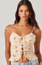 ASTR Isla Floral Top in Pink Floral