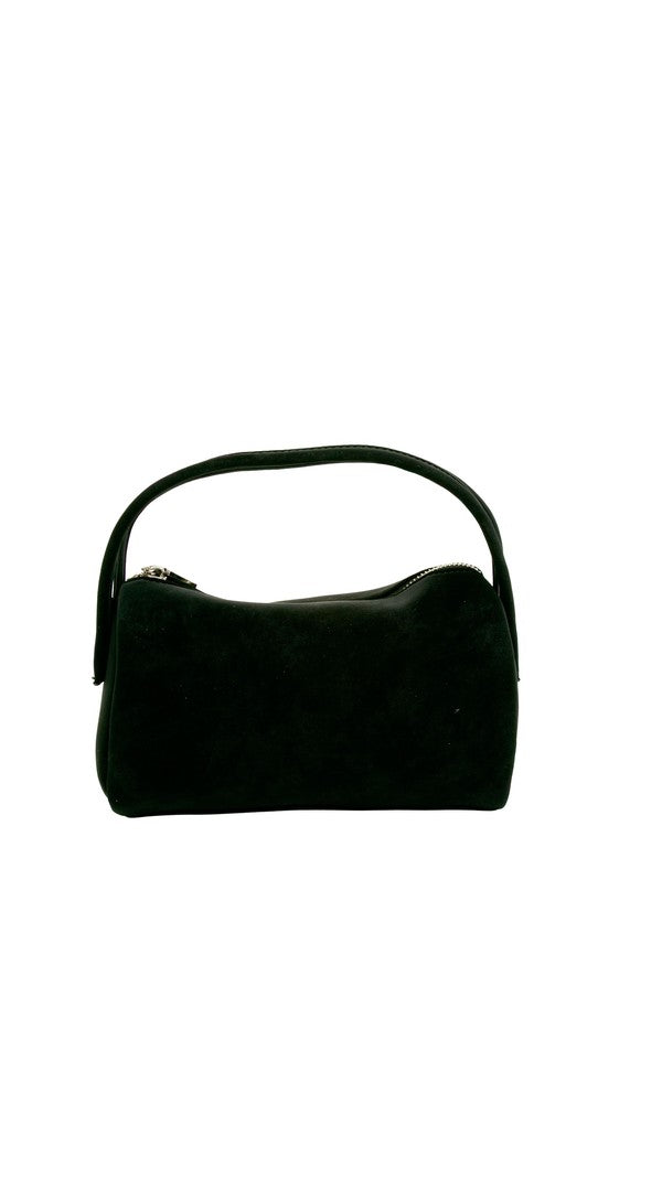 Alexa Koi Mini Barrel Bag in Black, front view