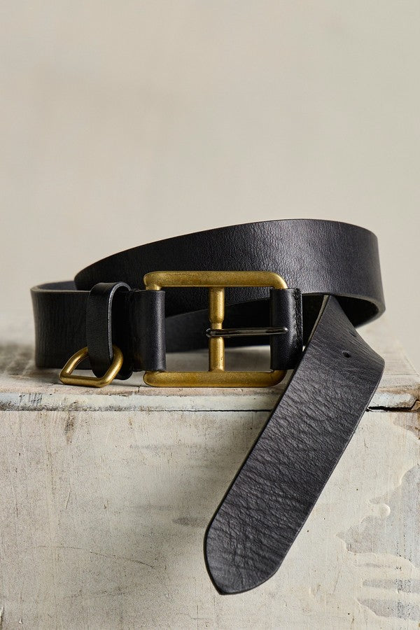 Free People Brooklyn Belt in Black, front view