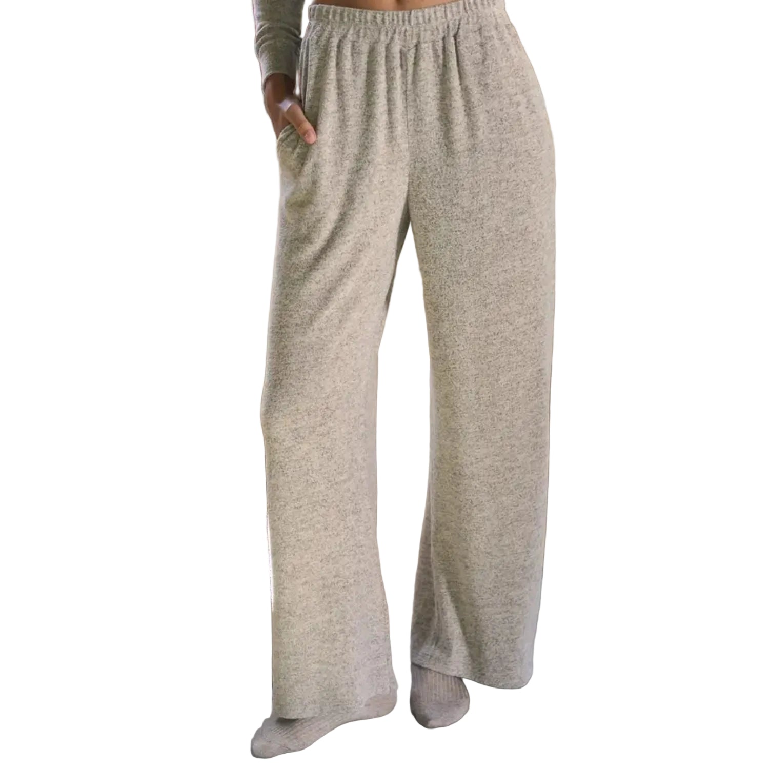 Brushed Knit Relaxed Lounge Pants