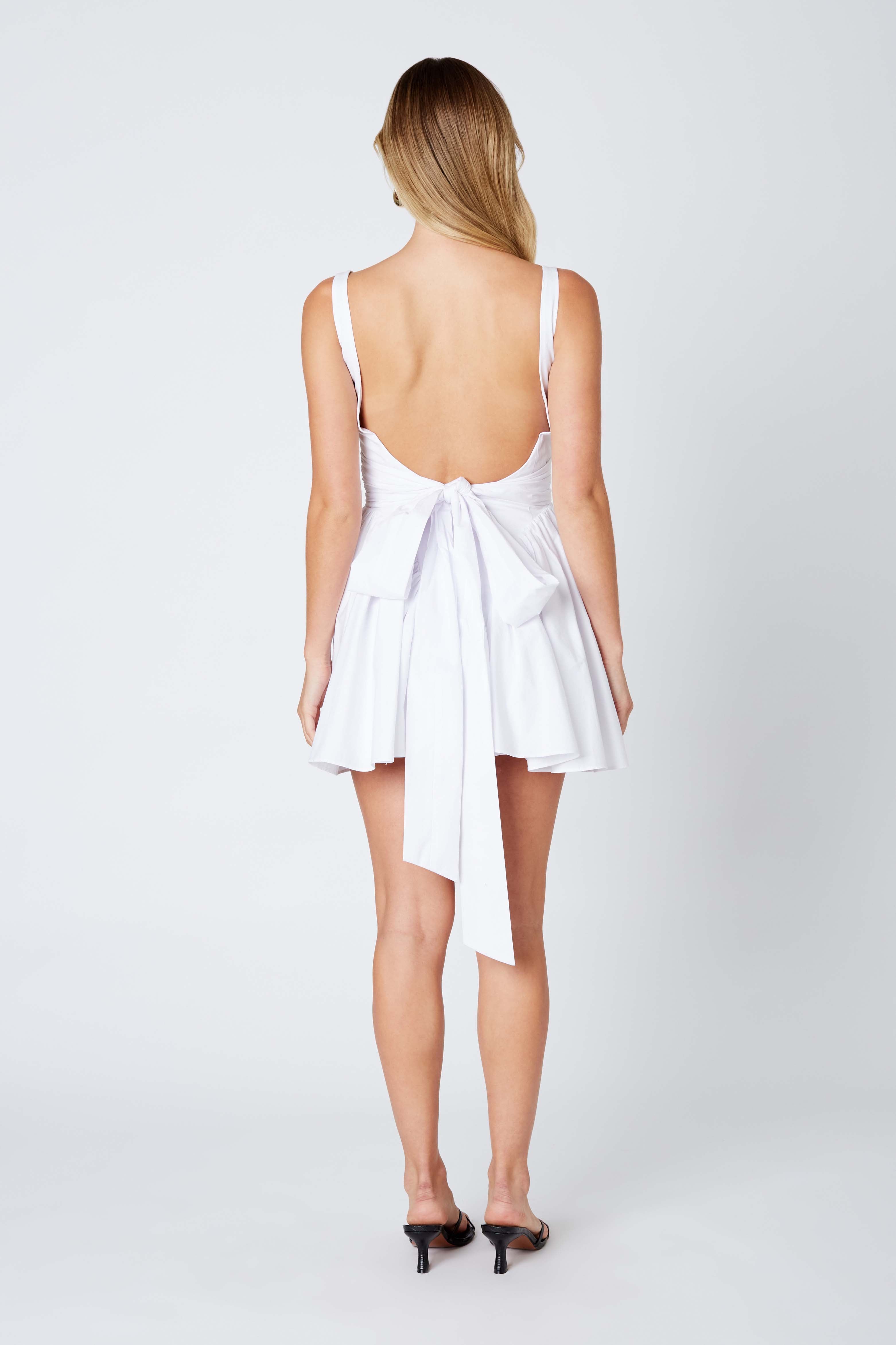 Square Neck Fit-in Flare Mini Dress Whim Square Neck Fit-in Flare Mini Dress Whim