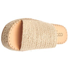 Beach by Matisse Del Mar Sandal Sand. These raffia slip on sandals are so cute and comfortable to wear everyday, perfect for a fun beachy look that goes with your favorite cover up.