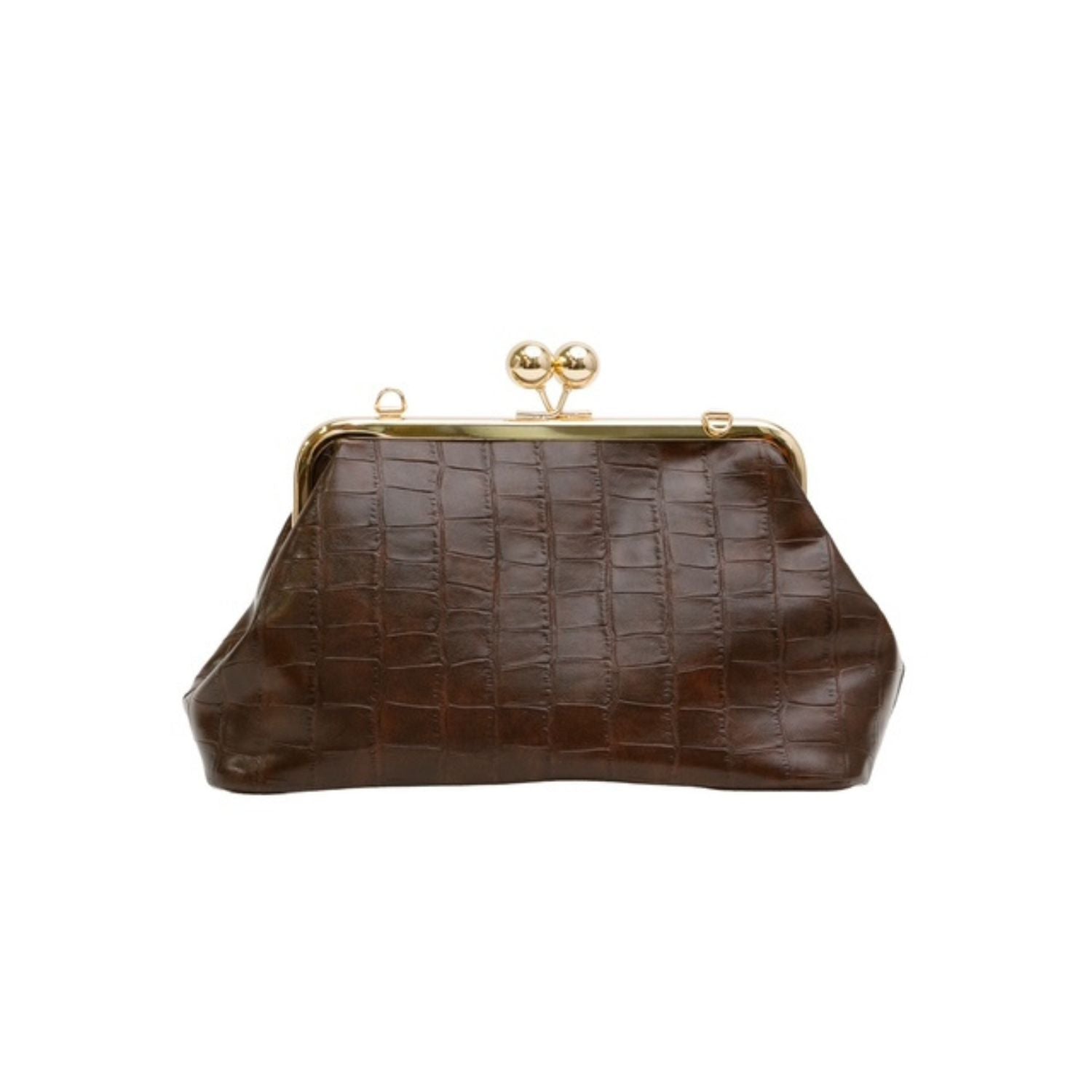Elongated Croc Clutch-AK1362-AlexaKoi