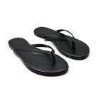 Solei Sea Indie UES Sandal Black. The cushioned footbed, padded arch support, non-slip rubber bottoms and water-resistant vegan leather pack these sandals with the versatility to seamlessly wear to the beach, brunch or anywhere in between.