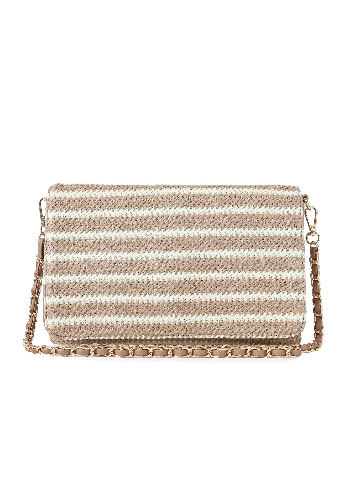 woven clutch bag, woven crossbody bag, clutch with two straps, convertible clutch purse, chain strap clutch, everyday clutch purse, summer woven bag, women’s crossbody clutch, foldover clutch bag, boutique handbags, vacation accessories, day to night purse, lightweight crossbody bag, textured clutch purse
