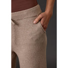 Women's ultra-soft sweater knit wide leg pants with a drawstring waistband and relaxed fit