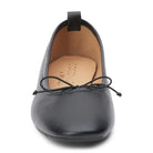 Coconut by Matisse Nikki Ballet Flat Black. These classic ballet flats feature a soft leather design with a small bow detail and slip on style perfect for all day comfort when you're on the go.