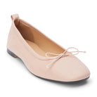 Coconut by Matisse Nikki Ballet Flat Nude. These classic ballet flats feature a soft leather design with a small bow detail and slip on style perfect for all day comfort when you're on the go.