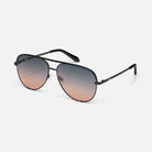 Quay High Key Extra Large Black Smoke Coral. Keep it High Key with these bestselling aviators designed to flatter every face shape and size. This fan fave features a flat, oversized lens that perfectly balances weight and durability.