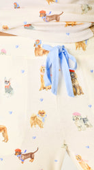 P.J. Salvage Meet Me in Pawris jogger pajama pants in Ivory