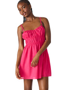 Steve madden heather mini dress in cranberry