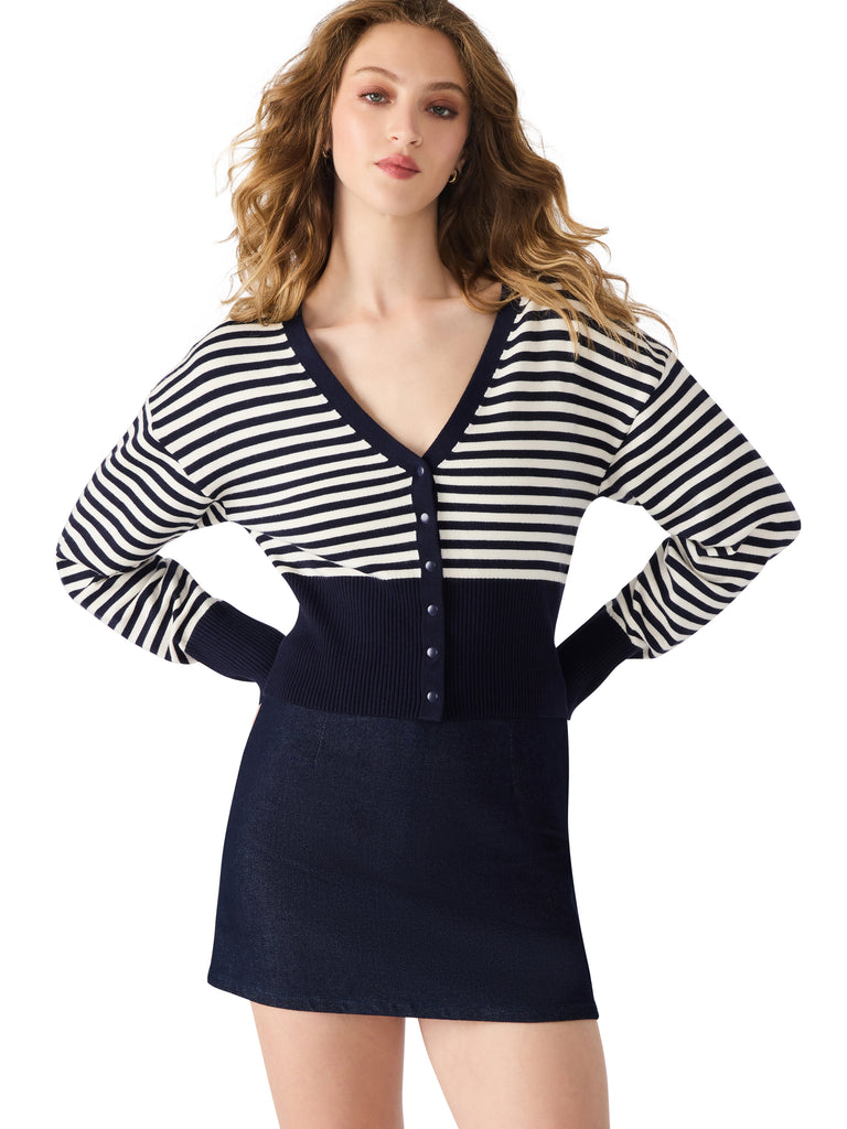 Steve Madden Stripe Lauryn Cardigan