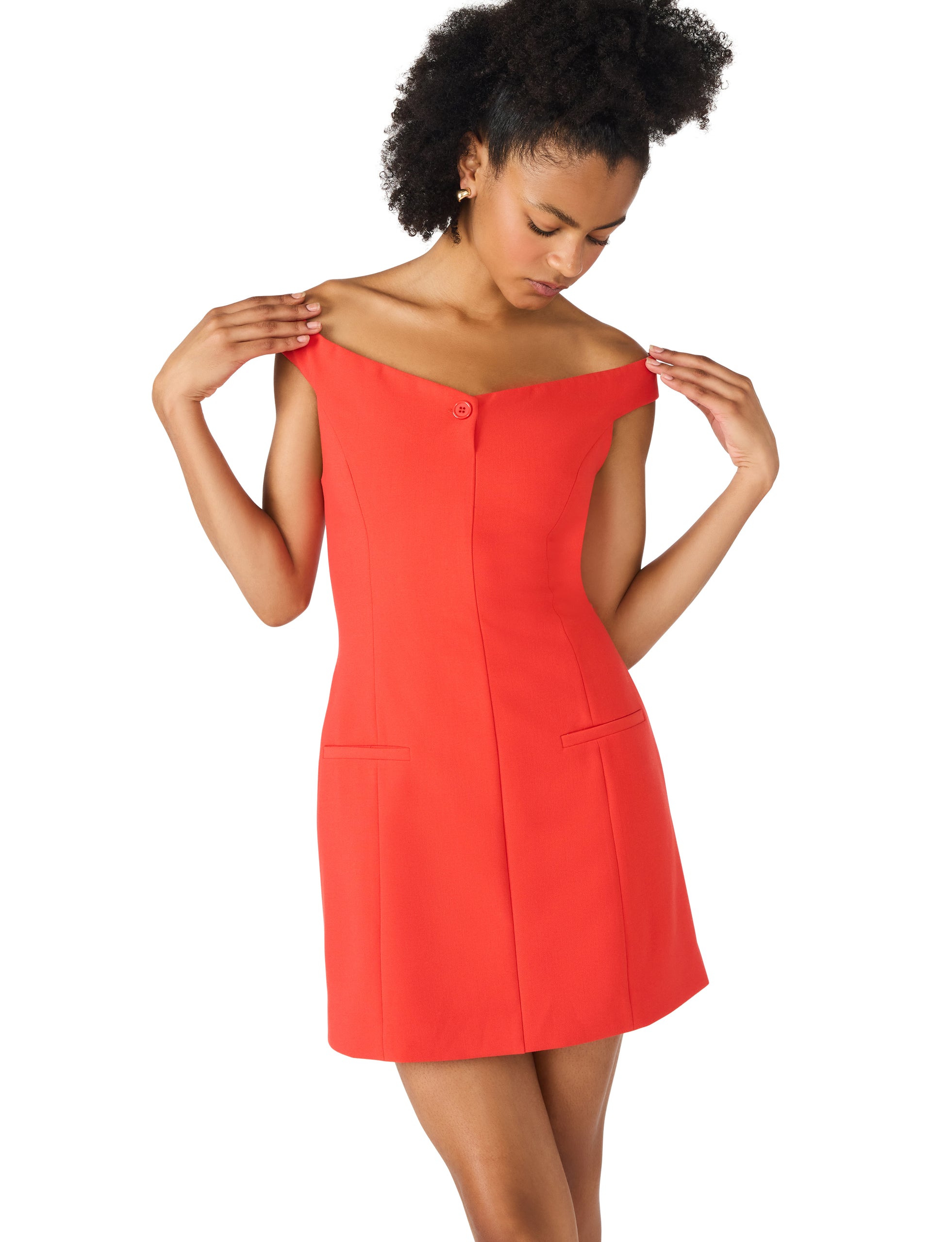 steve madden red dress Steve Madden Maureene Dress