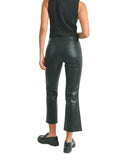 JBD Cropped Coated Kick Flare Black. These coated jeans feature a cropped kick flare fit perfect for showing off your fav heels, so easy to dress up or down for any occasion.
