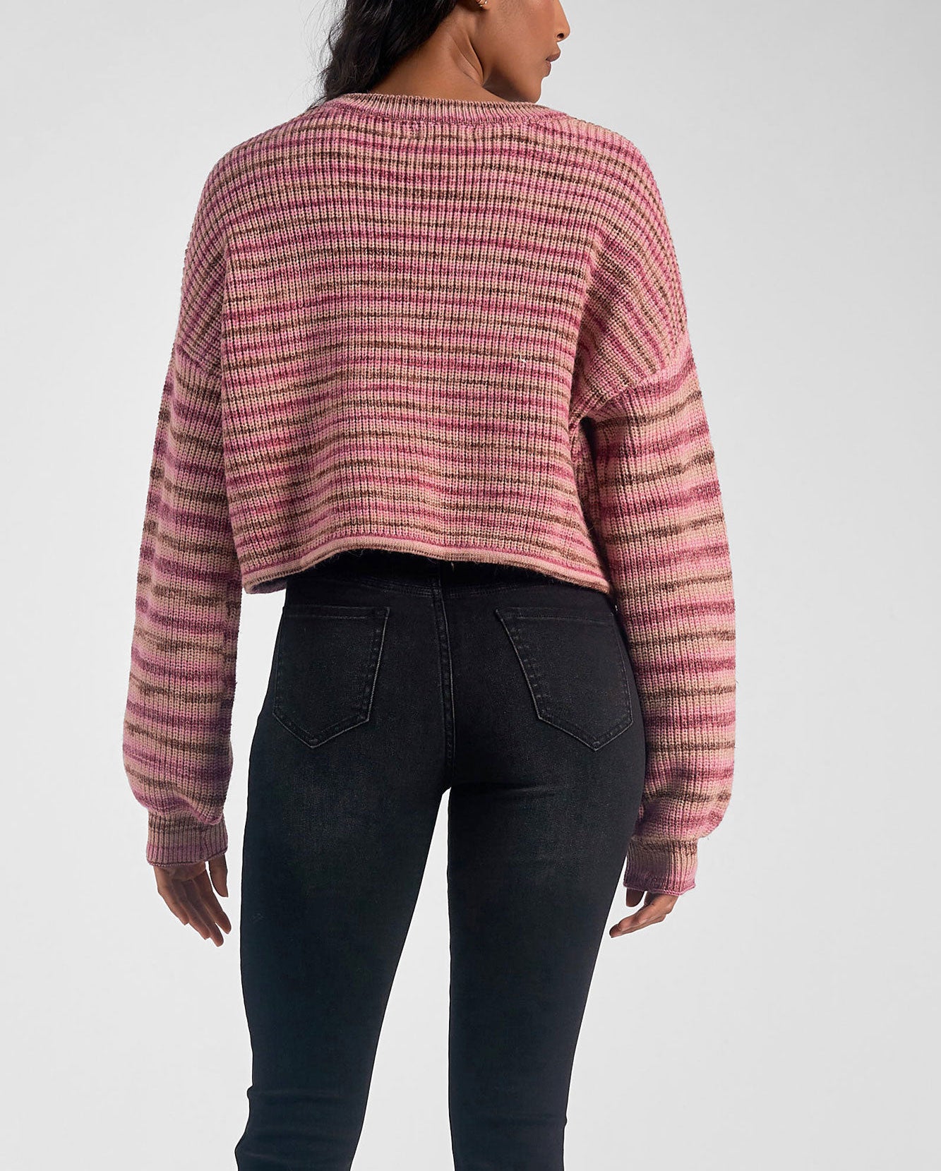 Elan Crew Neck Stripe Sweater