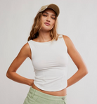 women’s tank top, fitted tank, layering tank women, everyday essentials, stretch tank top, wardrobe basics