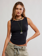 women’s tank top, fitted tank, layering tank women, everyday essentials, stretch tank top, wardrobe basics