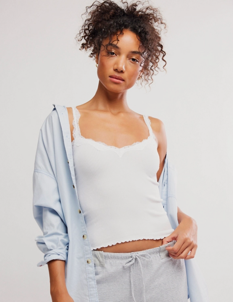 トップス the virgins french embroidery camisole COZYEASE Women's Floral Embroidery Knot Front Cami Tops Peplum