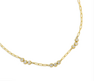 gold bezel necklace, dainty gold necklace, minimalist gold necklace, delicate chain necklace, layering necklace, everyday gold jewelry, bezel stone necklace, simple gold necklace, boutique gold necklace, understated sparkle necklace