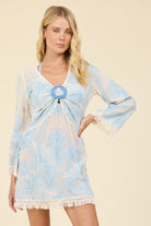 women's cover up dress, beach cover up dress, resort wear dress, lightweight beach dress, boutique cover up dress, tropical cover up dress, vacation cover up dress, women's resort clothing, swim cover up dress, beach vacation outfit