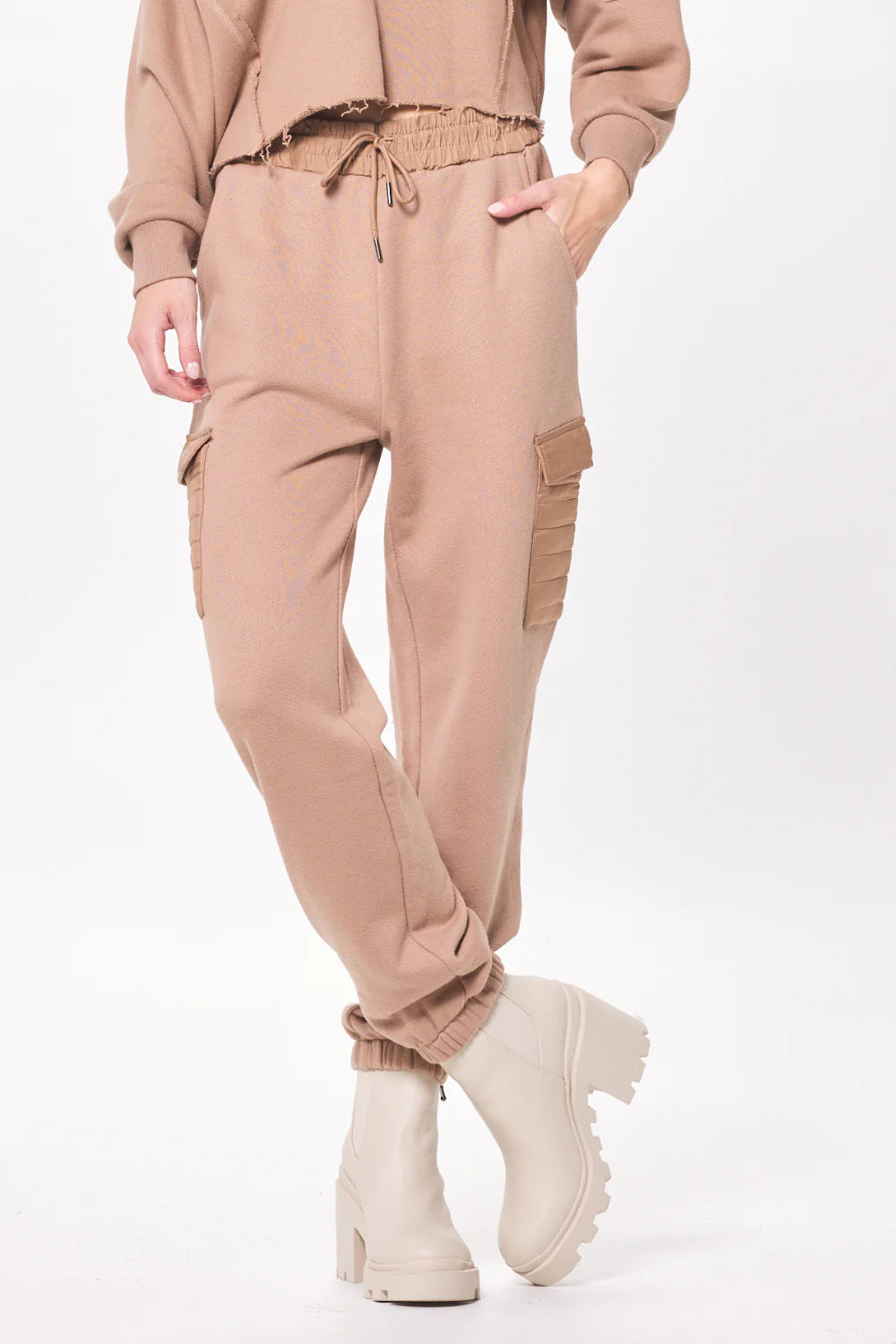 Vintage Havana French Terry Utility Jogger