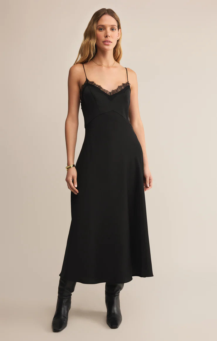 Z Supply after hours midi dress ijn black